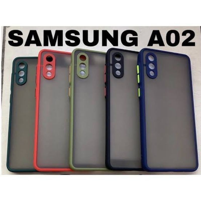 Case Samsung A02 protect camera hard case