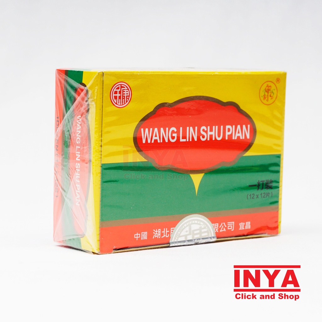 WANG LIN SHU PIAN 12x12 Tablet BOX - Obat Diare