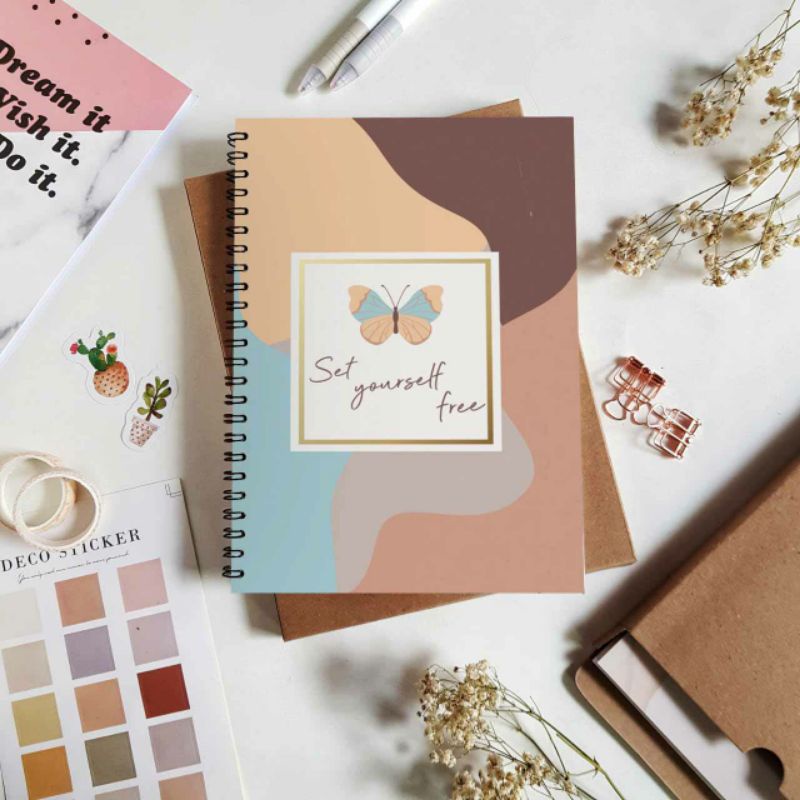 

NOTEBOOK A5 BUKU CATATAN MURAH SIMPLE BUKU JOURNAL DIARY BUKU CATATAN 100 HALAMAN