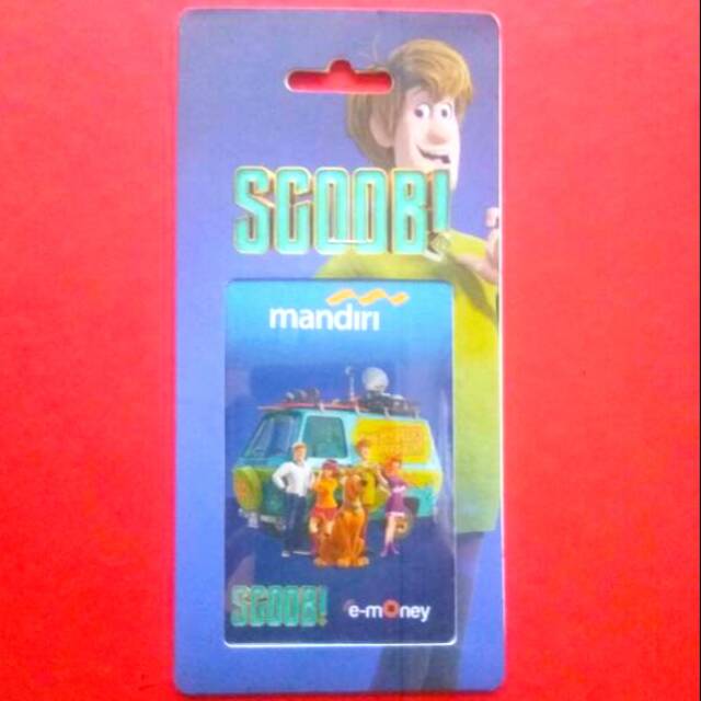 Mandiri eMoney Edisi SCOOB! (Scooby Doo) ORI /Like eTOLL Tapcash Flazz or Brizzi