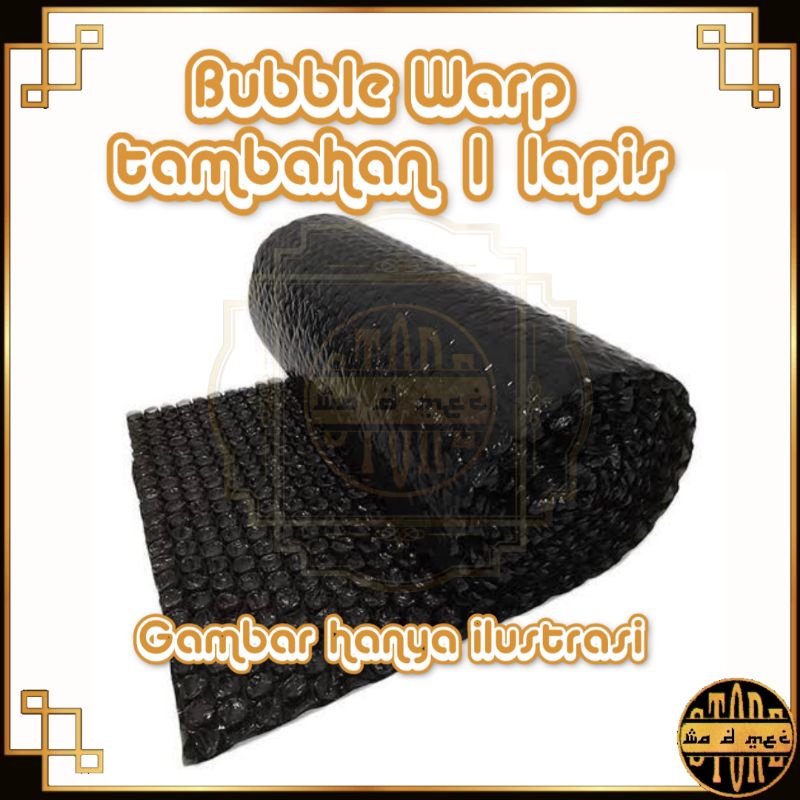 

Bubble Wrap tambahan packing supaya Aman Bubble wrap plastik gelembung