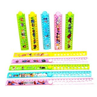 

Penggaris 30cm lipat 15cm mistar karakter anak sekolah