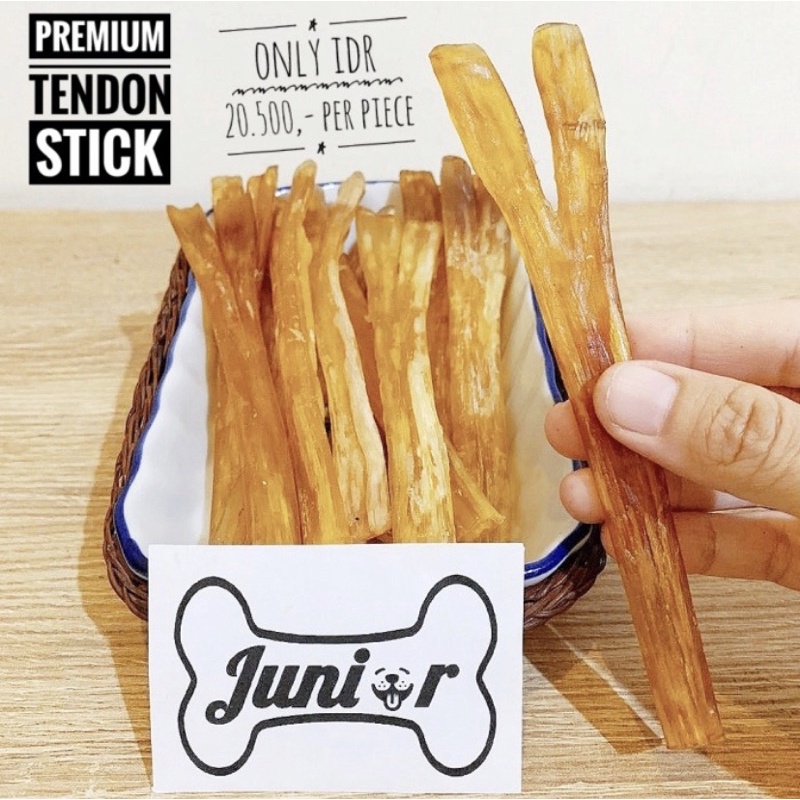 Premium Tendon Stick / Dog Food Otot Sapi kering / Air Dried Dog Treat