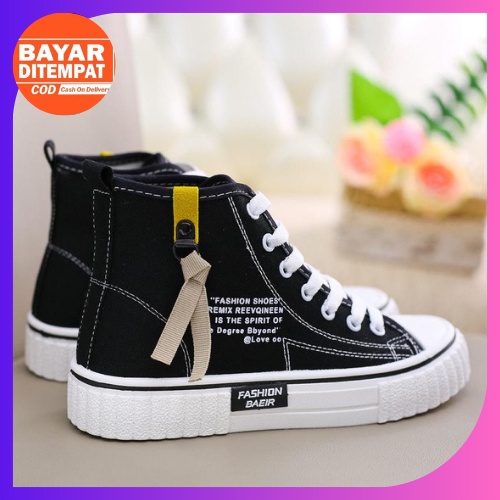 COD Termurah Sepatu Sneakers Kanvas Wanita Import /Sepatu Fashion HOT Item SW316