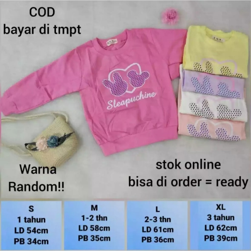 Sweater anak Import / Sweater Bayi Anak Perempuan Import / 100% IMPORT Usia 5 bulan - 3 Tahun