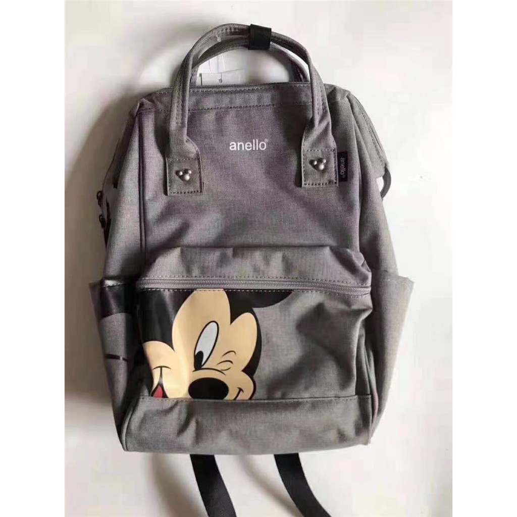 Tas Ransel Wanita Remaja Kapasitas Besar / Tas Sekolah Anak Perempuan Murah  SD, SMP Model Style Korean VIRAL Tas Sekolah Anelo Micky Anak