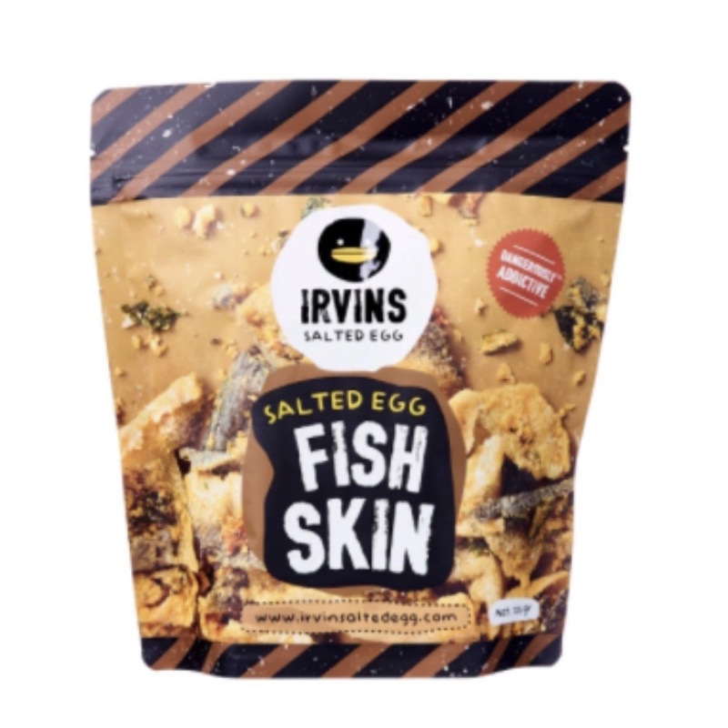 

Irvins Salted egg fish skin Ready stock 95 gr dan 210 gr Singapora