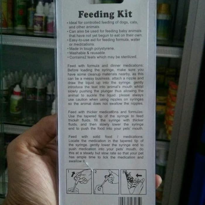 Feeding kit sepetan pelontar pil alat bantu minum kucing anjing