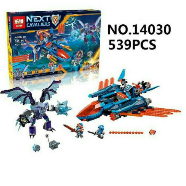 LEGO LEPIN 14030 NEXO KNIGHTS CLAY'S FALCON FIGHTER BLASTER MURAH BARU 2017