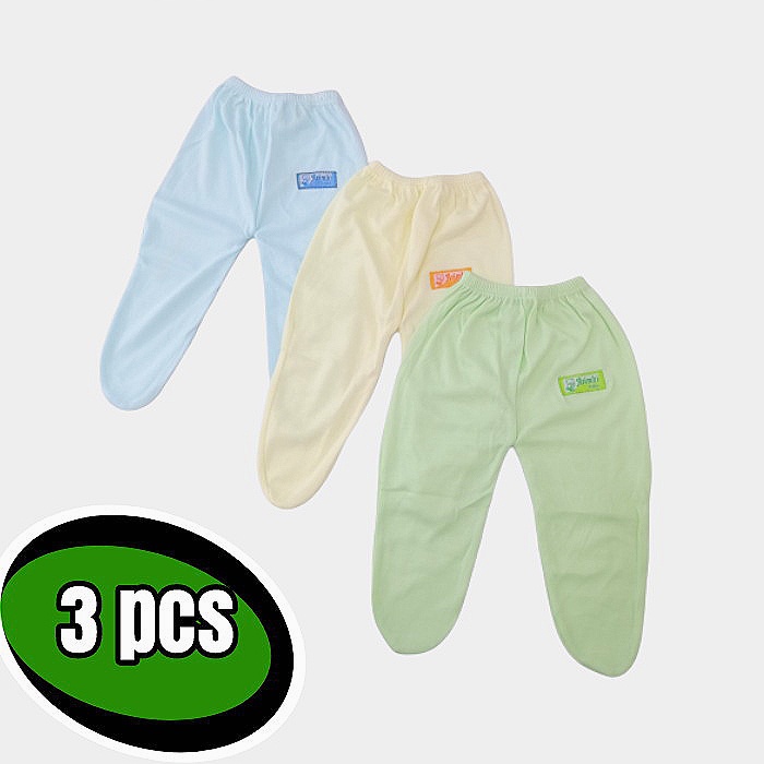 3 pcs Celana Panjang Bayi Size S M L XL