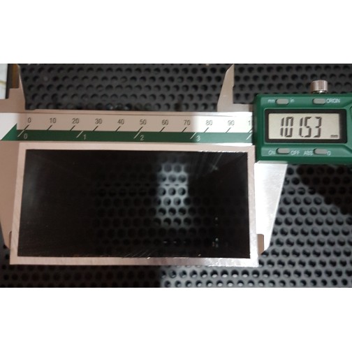 Alumunium hollow 2" x 4" inch atau 50.8 x 101.4mm, t. 3mm, L. 1 m