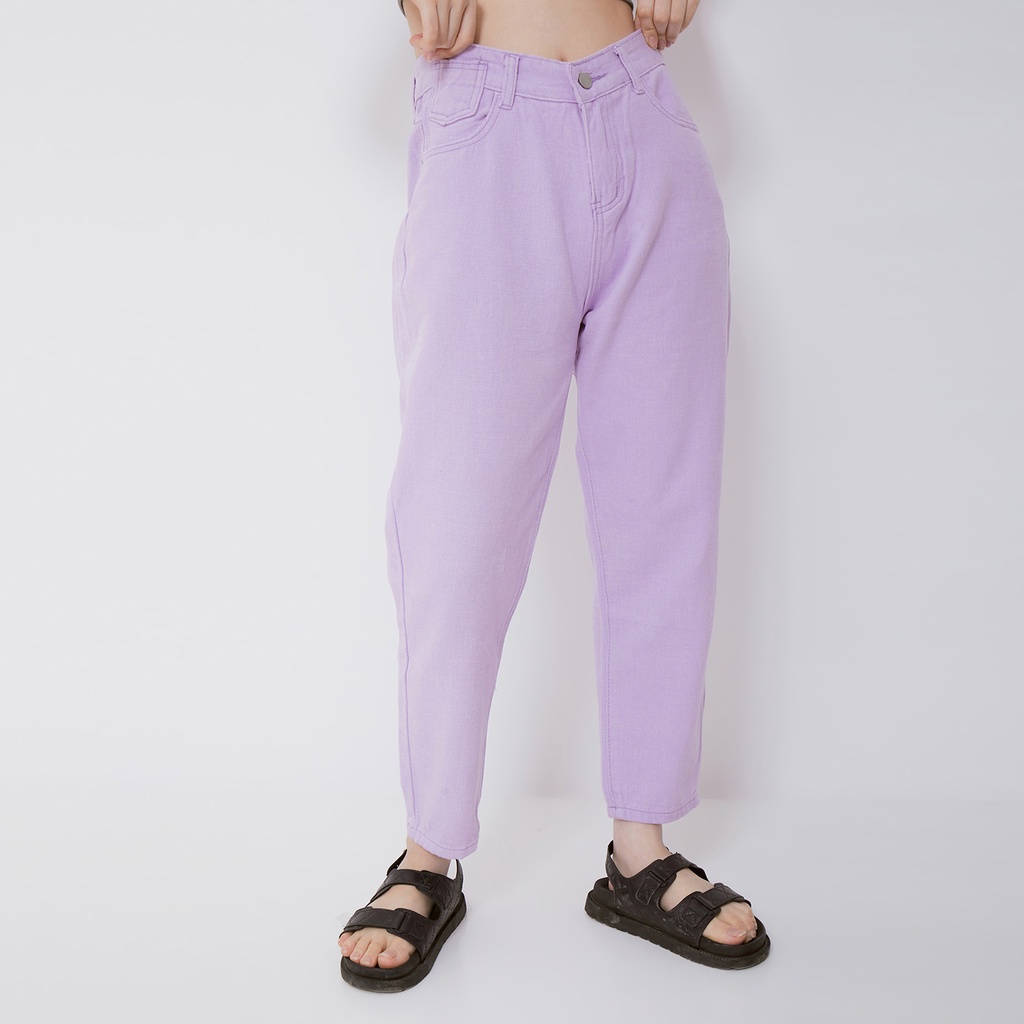 VIERLIN - Jeans 3189 - BOYFRIEND LILAC