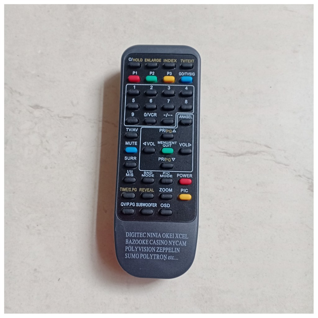 Remot Remote TV Polytron Tabung Minimax tabung