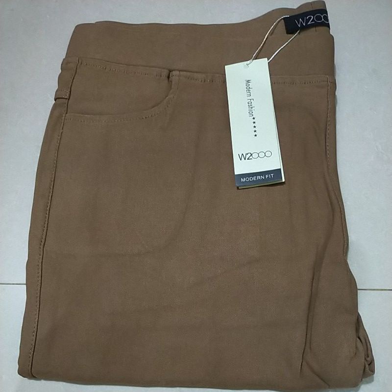 Celana Panjang impor Super jumbo Merek W2000 ori/Celana Big size Bahan Katun Sages Merej W2000/Celan