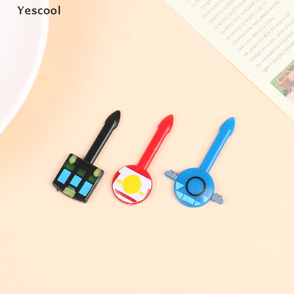 Yescool 6 / 8 / 10pcs Garpu Buah / Dessert / Bento Desain Kartun Hewan Untuk Dekorasi Pesta