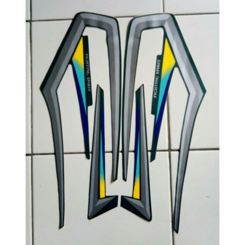 Jual stiker striping lis body yamaha rx King 2001 hitam | Shopee Indonesia