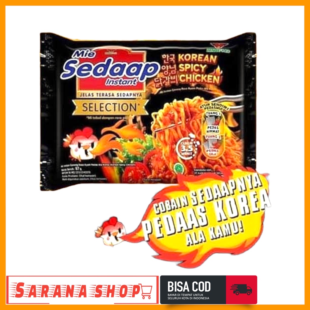 

Mi Sedap Korea Spicy PEDAS