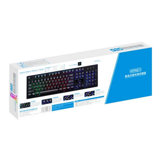 Keyboard Gaming RGB Murah Terbaik Leopard G20 LED