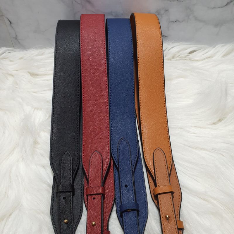 Acacia Leather saffiano adjustable bag strap / tali tas panjang