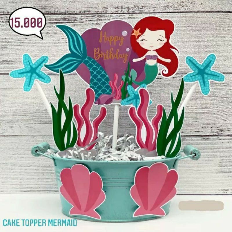 cake topper MERMAID