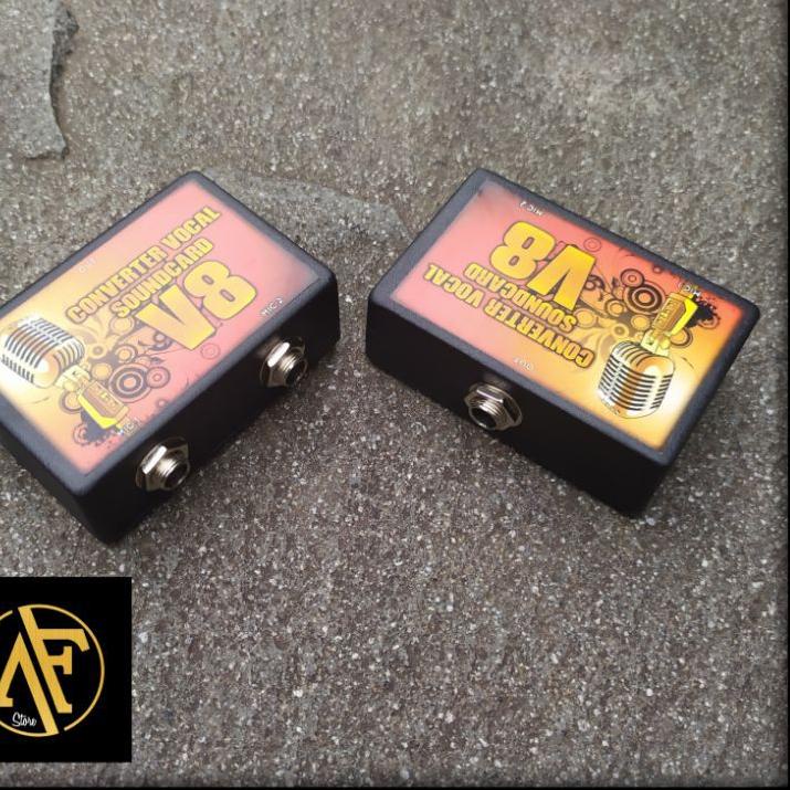 Model Baru.. CONVERTER VOCAL atau MIC SOUNDCARD V8
