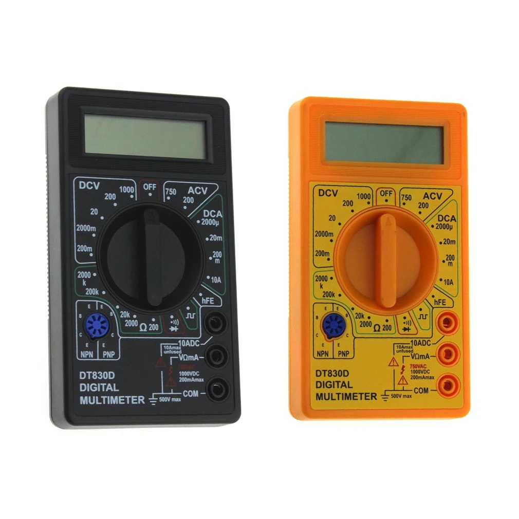 Multimeter AC/DC Voltage Tester - DT-830D / Mini Pocket