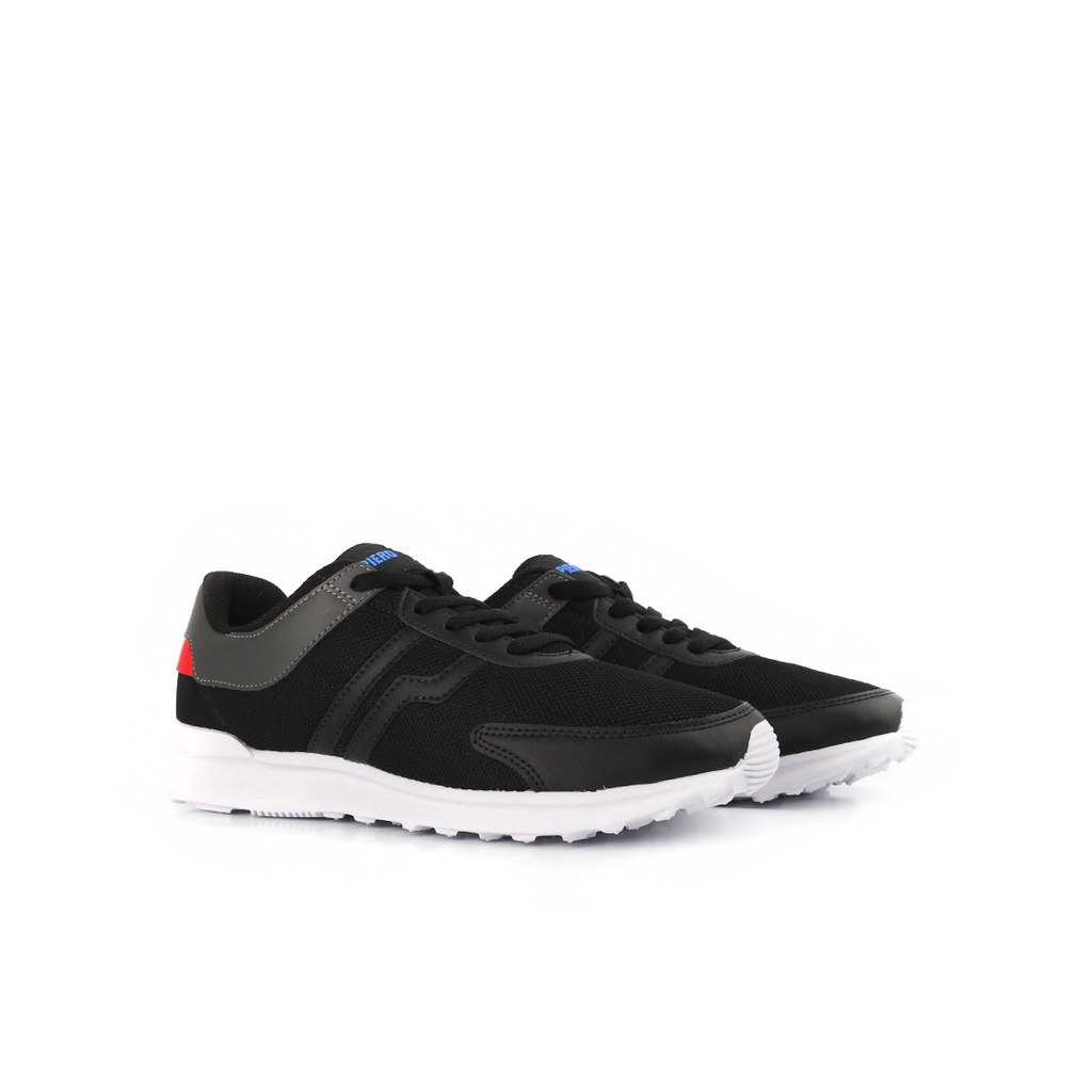 Sepatu Sneakers Pria - Piero -  Hogan Black White P20953