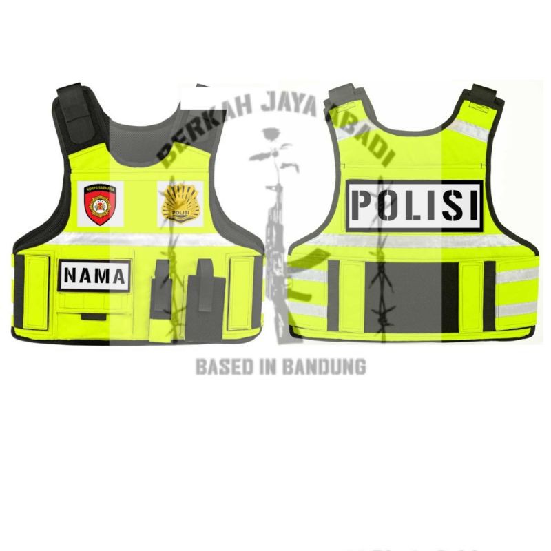 Rompi Polisi Sabhara 24pcs Terhitung 250rb Per Pcs Shopee Indonesia