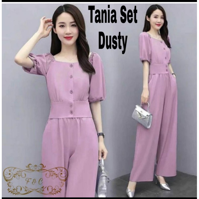 SET CELANA TANIA FASHION, MOSCREPE, SETELAN