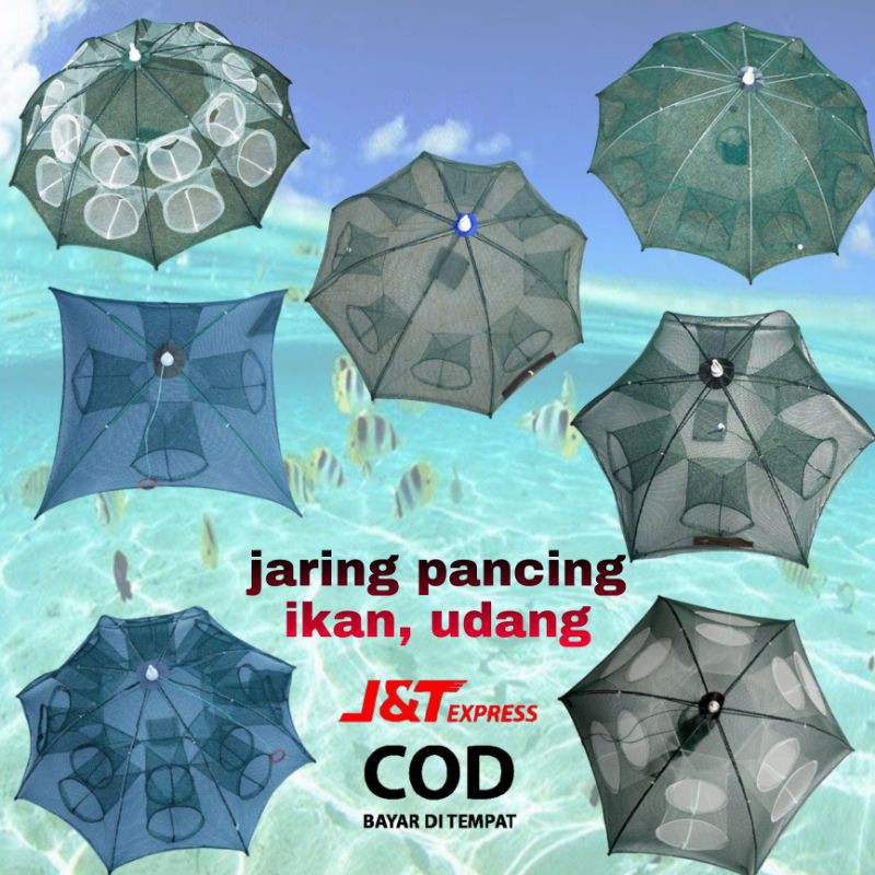 Jaring Pancing Ikan Hexagona jaring bubu ikan udang