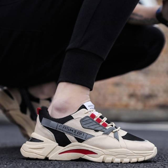 TBIG [COD] Sepatu Pria SAKTEOB Import Fashion Sepatu Import Pria Sekolah Kuliah Sepatu Murah Import