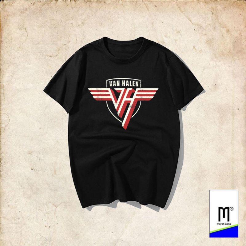 T-Shirt Van Halen Tour 1979 (Oversized) Kaos Band Van Halen / Kaos Musik Van Halen