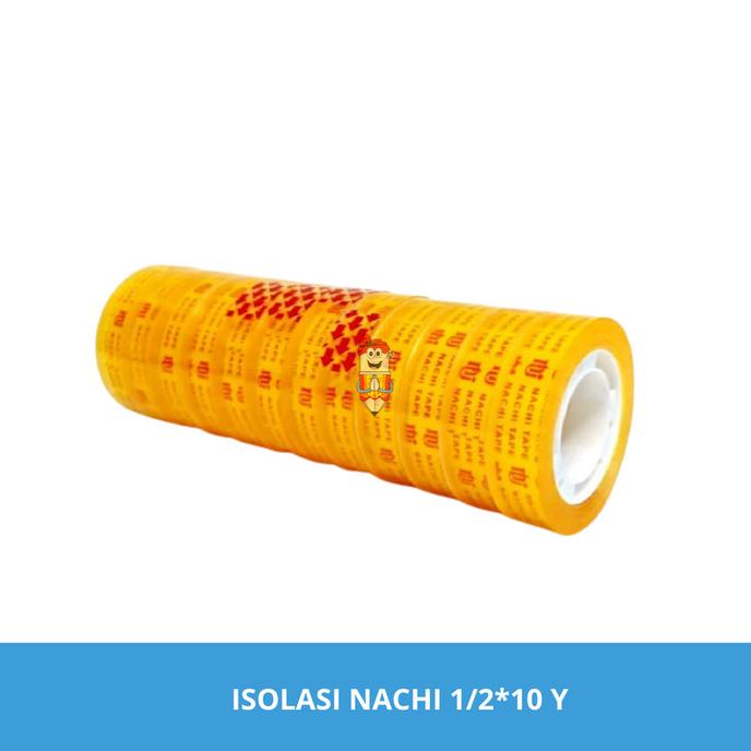 

Ready stock] Isolasi bening Nachi 1/2 x 10 yard