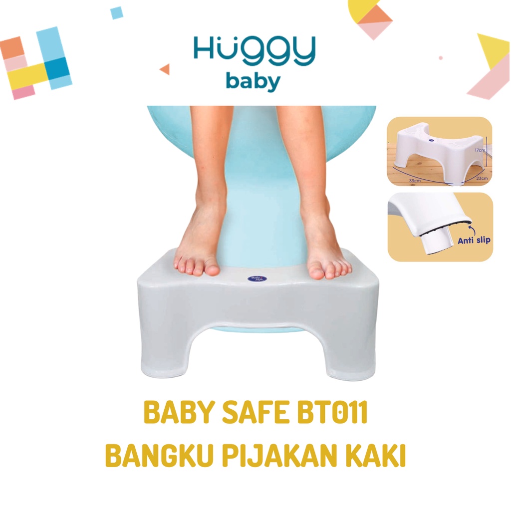 Baby Safe BT011 Step Stool | Bangku Pijakan Kaki Anak Toilet Anti Slip