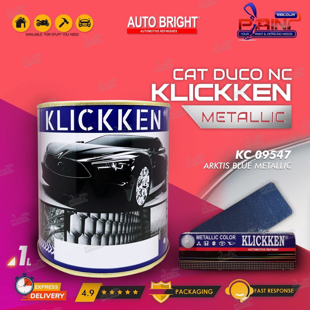 Cat Duco Metallic KLICKKEN METALLIC - KC 09547 MAURITIUS BLUE METALLIC