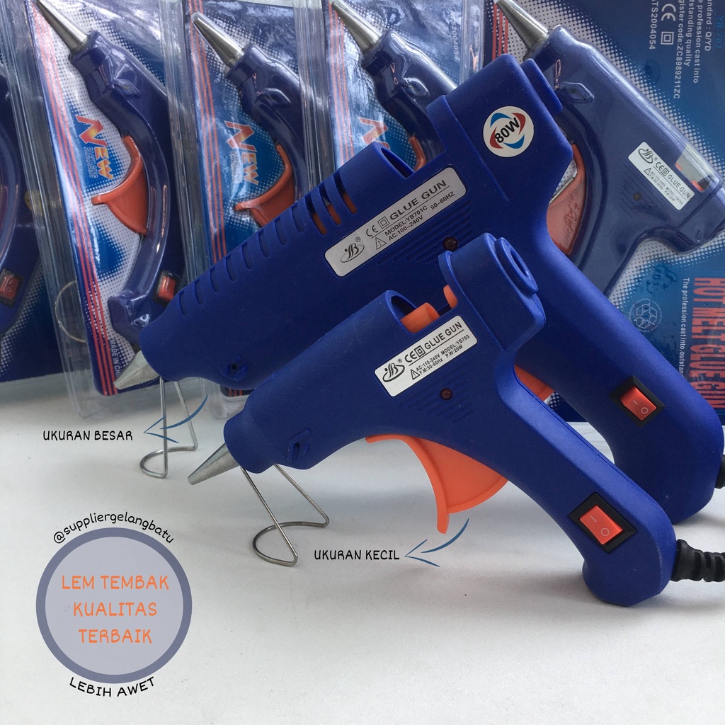 &quot;B&quot; HOT MELT Glue Gun 20 80 Watt Lem Tembak Cepat Panas SPECIAL CRAFT