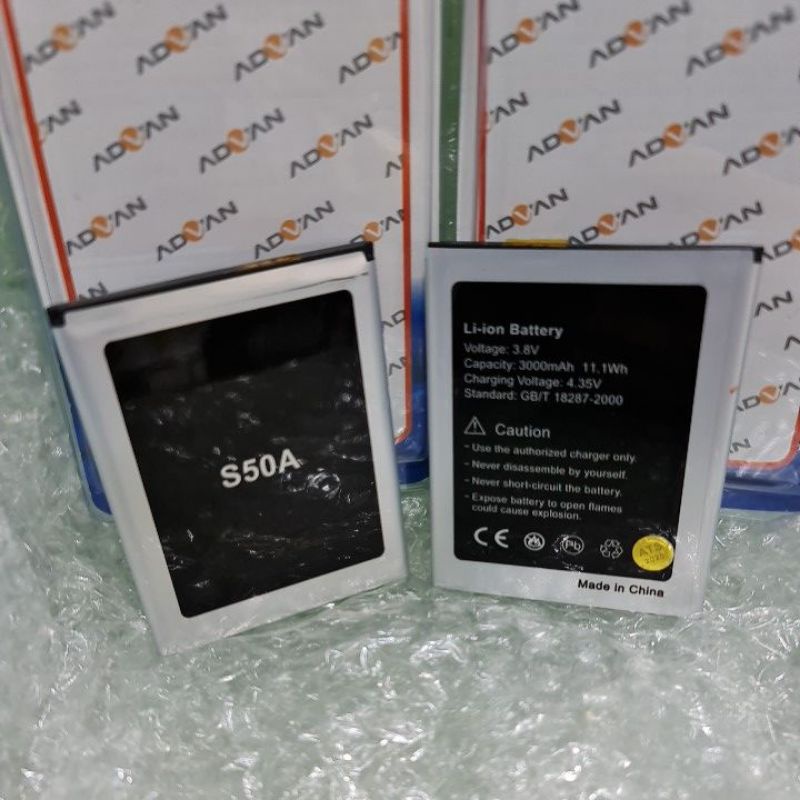 Battery batrai baterei baterai Advan S50A