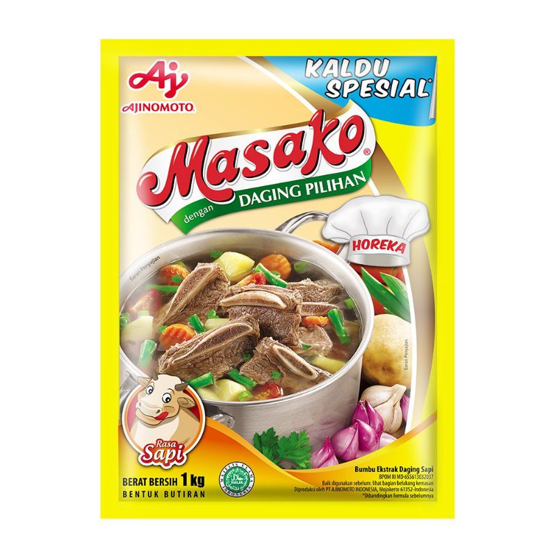 

Masako® Bumbu Kaldu Penyedap Rasa Sapi Kemasan 1 kg