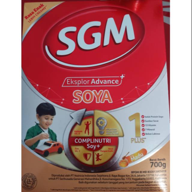 SGM SOYA 1 PLUS  MADU 700 Gram