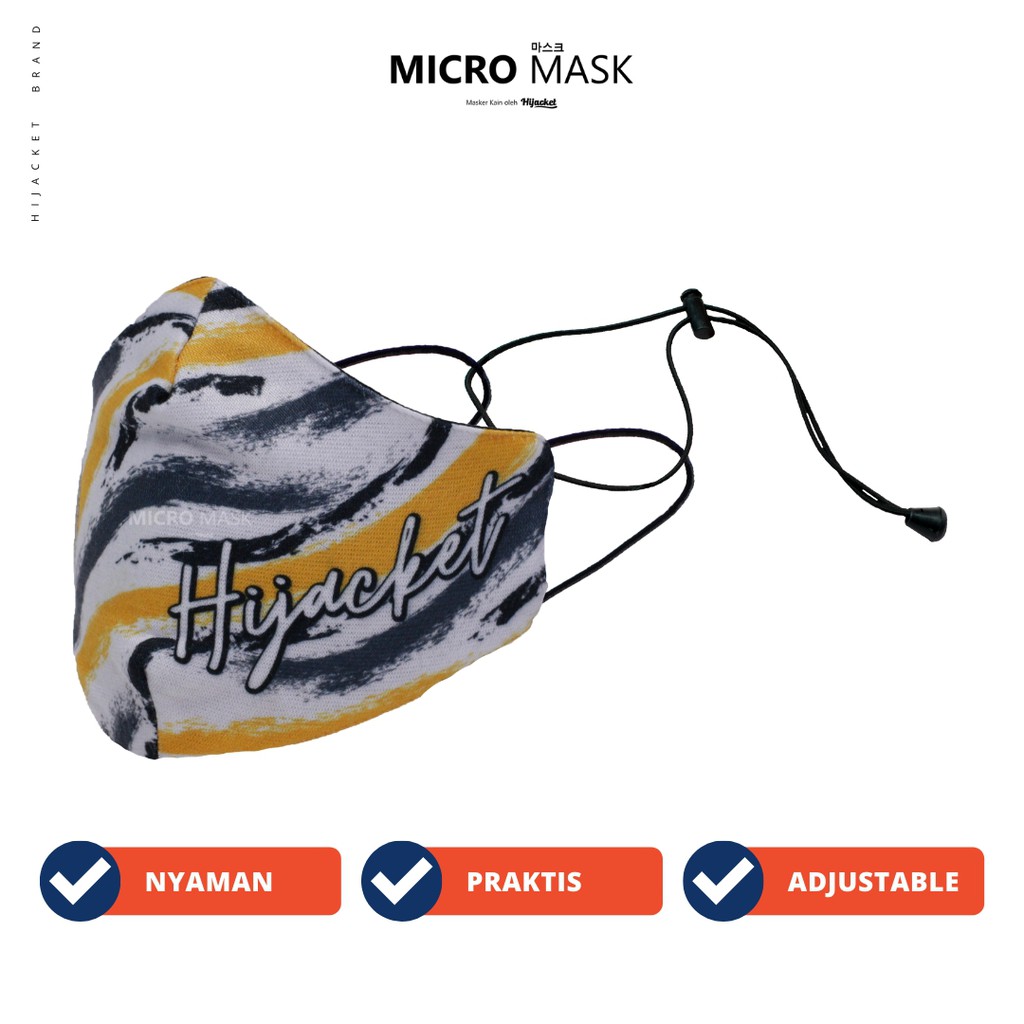 MICRO MASK SPECTRUM® HIJACKET Masker kain Masker Masker hijab kain Masker kain hijab motif mask-2