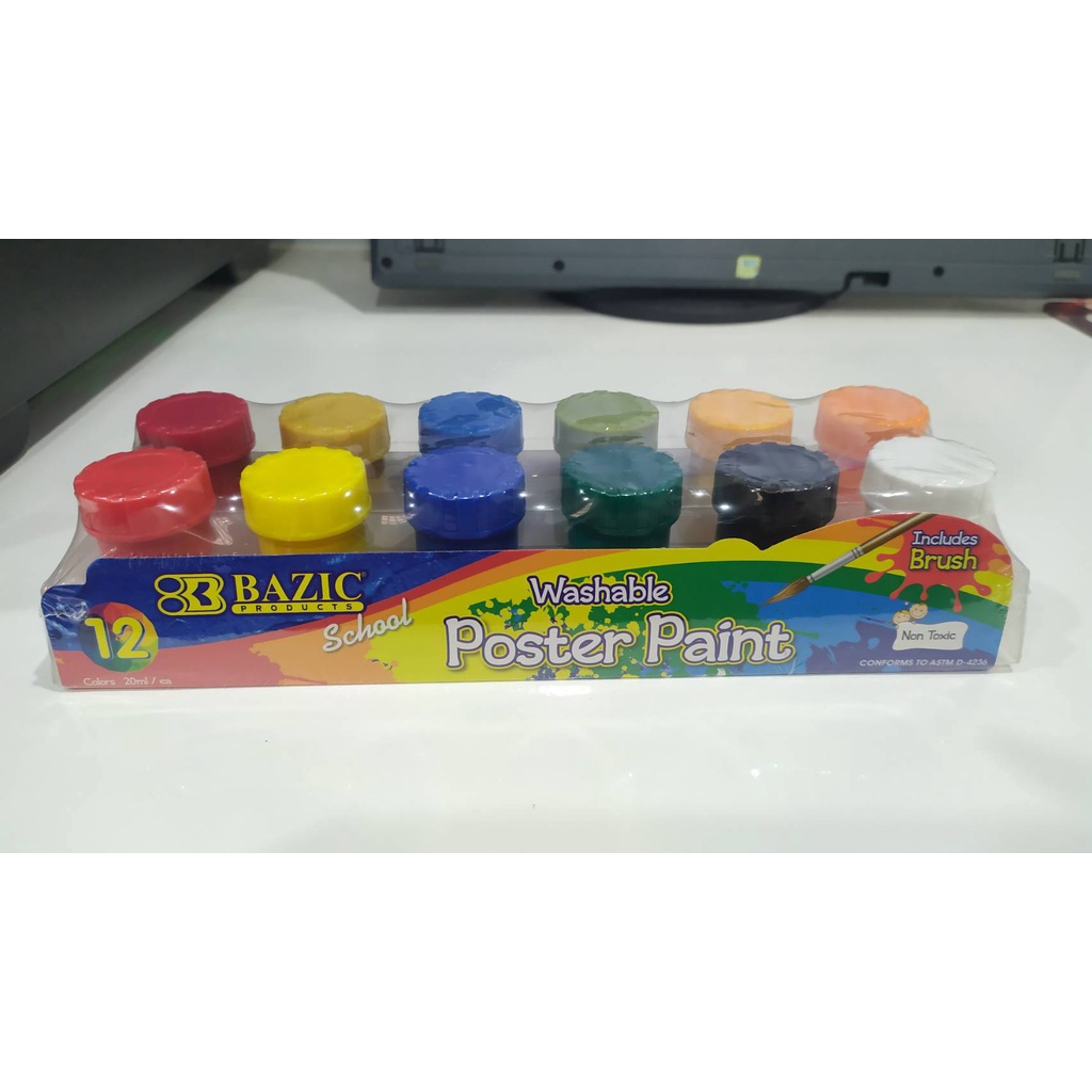 Jual Giotto Extra Fine Cat Poster Paint 12 ml x 7 pcs dengan Kuas