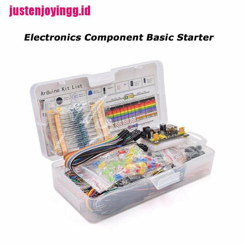 Komponen Elektronik Basic Starter Kit Dengan 830 tie-points Breadboard Power