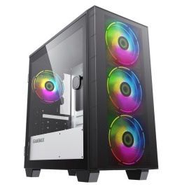 GAMEMAX AERO MINI (FRGB) Tempered Glass GAMING MICRO ATX CASE - 3 Fan NAMPOL GAN