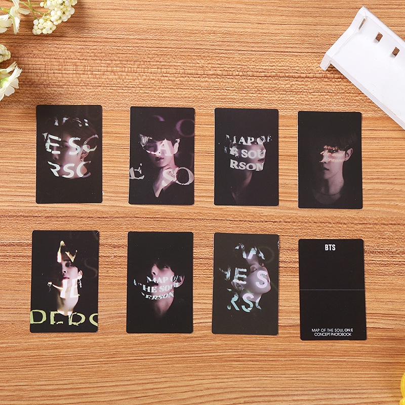 7 / 8pcs / set Kartu Lomo Foto Kpop BTS Map of the Soul On: E Untuk Koleksi