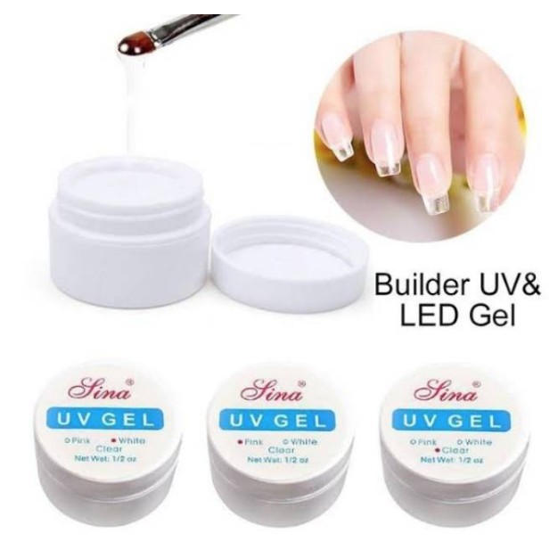 Builder Gel SINA / Sina Uv Nail Gel Builder / Gel Extention Sina / Gel Builder Extention Kuku