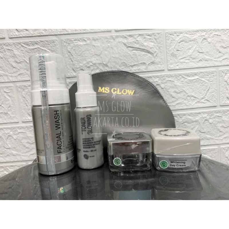 Paket Whitening Ms glow, mencerahkan, glowing
