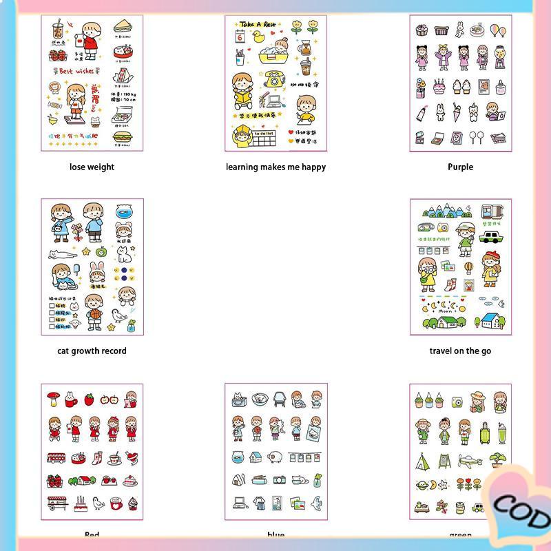 COD❤️ Stiker Motif Emoji Untuk Dekorasi Handphone / Diary DIY-A.one