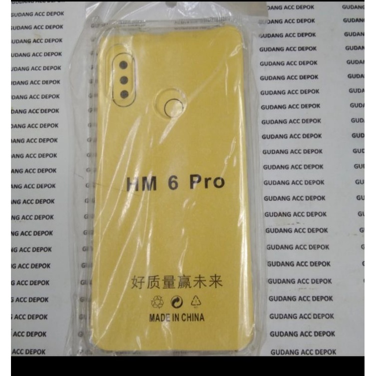 Soft Crack JellyCase Anti Crack Bening For Xiomi  Redmi Note 6 Pro