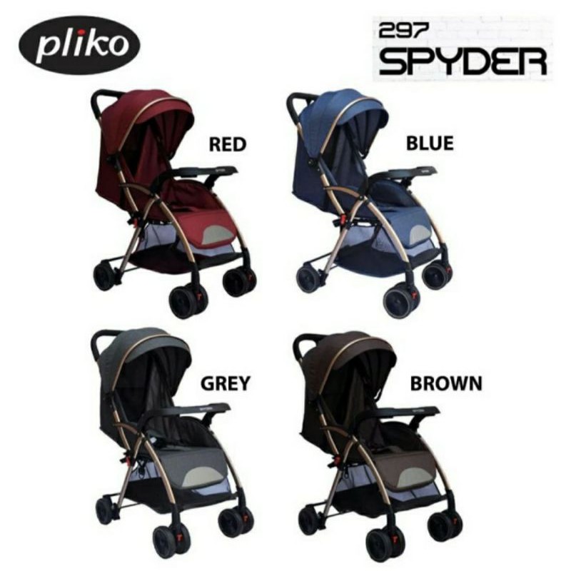 Baby stroller pliko spyder 297 / kereta dorong bayi pliko spyder / stroller murah pliko