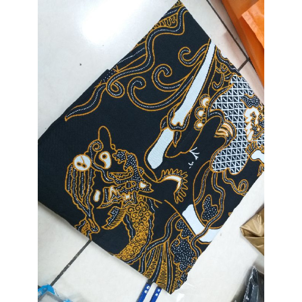 WAYANG SOGAN Batik Solo Kemeja Pria Full Furing Katun Sragenan